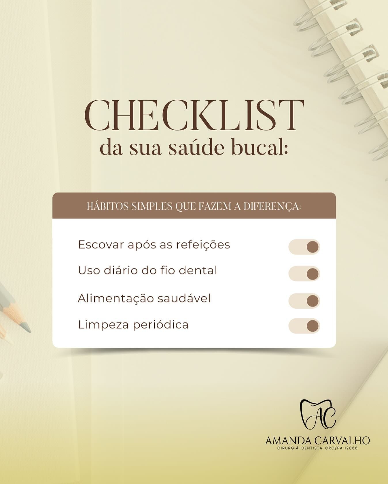 Orientações de saúde bucal